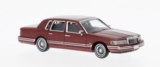 1:87 1991 Lincoln Town Car (Red)