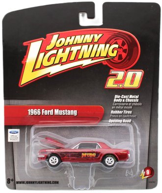 1:64 1966 Ford Mustang (Red) 1:64 1966 Ford Mustang (Red)