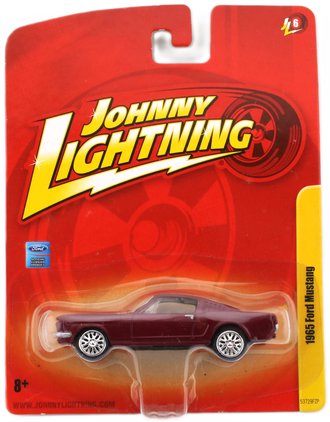 1:64 1965 Ford Mustang (Maroon w/Silver Stripes) 1:64 1965 Ford Mustang (Maroon w/Silver Stripes)