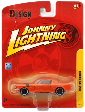 1:64 1965 Ford Mustang (Orange w/Black Stripes) 1:64 1965 Ford Mustang (Orange w/Black Stripes)