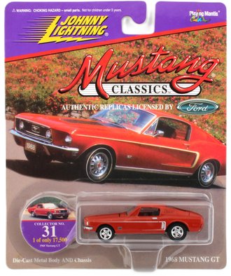 1:64 1968 Mustang GT (Orange) 1:64 1968 Mustang GT (Orange)