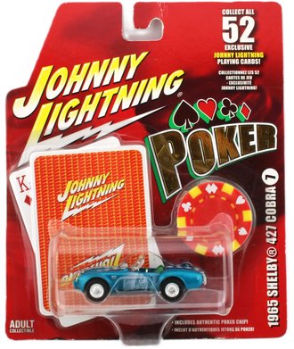 1:64 1965 Shelby 427 Cobra (Teal w/White Checkered) 1:64 1965 Shelby 427 Cobra (Teal w/White Checkered)