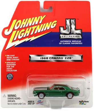 1:64 1968 Camaro Z28 (Green w/White Stripes) 1:64 1968 Camaro Z28 (Green w/White Stripes)