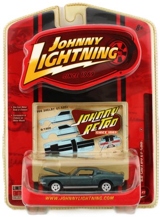 1:64 1968 Shelby GT-500 (Gray w/Black Stripes) 1:64 1968 Shelby GT-500 (Gray w/Black Stripes)