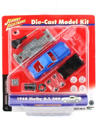 1:64 1968 Shelby G.T. 500 Model Kit (Blue) 1:64 1968 Shelby G.T. 500 Model Kit (Blue)