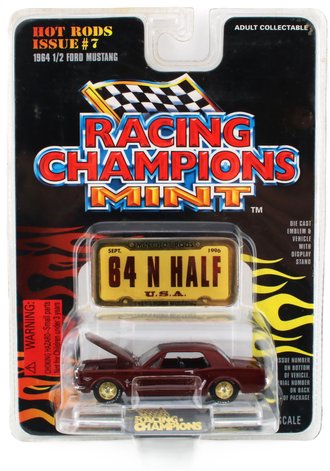 1:56 1964½ Ford Mustang (Red w/Gold Rims) 1:56 1964½ Ford Mustang (Red w/Gold Rims)