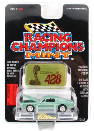 1:58 1968 Ford Mustang Cobra (Mint Green) 1:58 1968 Ford Mustang Cobra (Mint Green)
