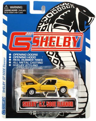 1:64 Shelby G.T. 500E Eleanor (Yellow w/Black Stripes) 1:64 Shelby G.T. 500E Eleanor (Yellow w/Black Stripes)