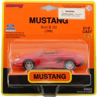 1:43 1998 Mustang Mach III (Red) 1:43 1998 Mustang Mach III (Red)