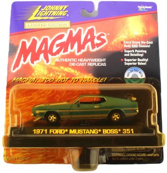 1:43 Magmas - 1971 Ford Mustang Boss 351 (Green/Gray)