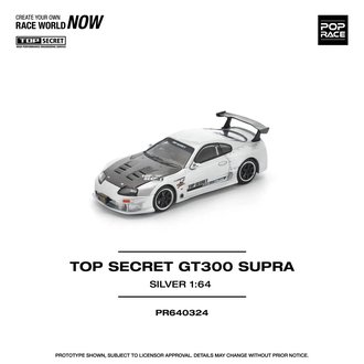 1:64 Top Secret GT300 Supra (Silver)