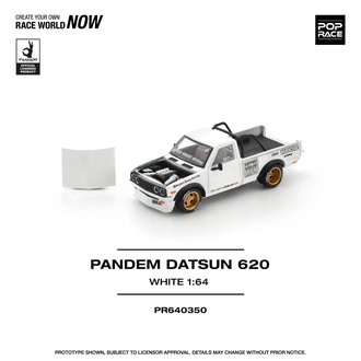 1:64 Pandem Datsun 620 (White)