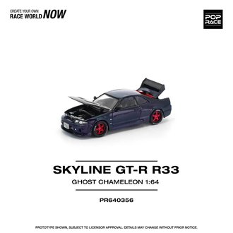 1:64 Skyline GT-R R33 - Ghost Chameleon