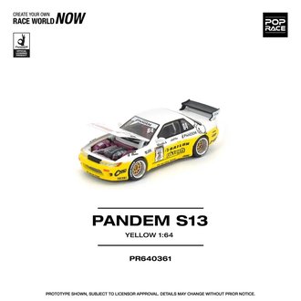 1:64 Pandem Silvia S13 2020 D1 Lights (Yellow/White)