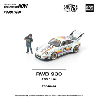 1:64 RWB 930 Apple w/1X Metal Figure
