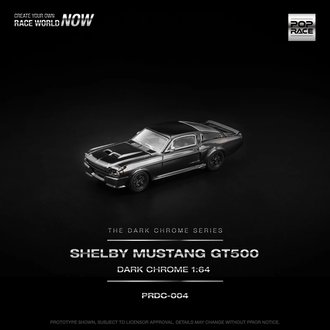 1:64 Shelby Mustang GT500 (Dark Chrome)