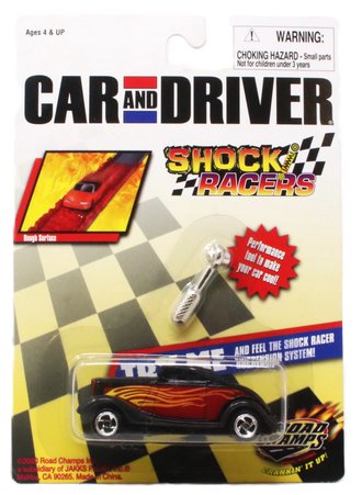 Shock Racers - 1934 Ford Cabriolet (Black/Red)