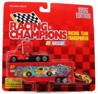 1:87 Team Transporter - Steve Grisson #29 Cartoon Network w/Mini Stock Car