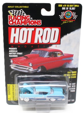 Hot Rod Magazine - 1958 Chevy Impala (Light Blue/Dark Blue)