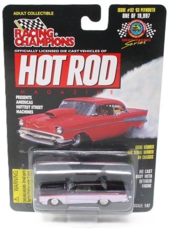 Hot Rod Magazine - 1963 Plymouth Fury (Black/White)