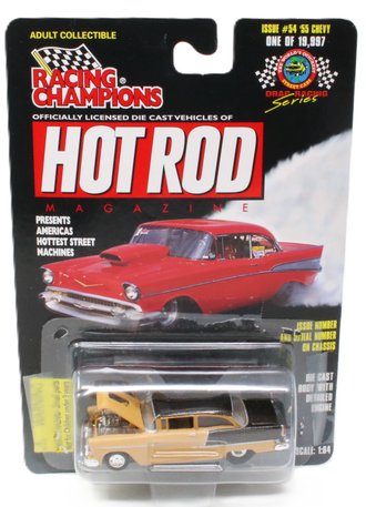 Hot Rod Magazine - 1955 Chevy (Salmon/Black) ***Taped Bubble***