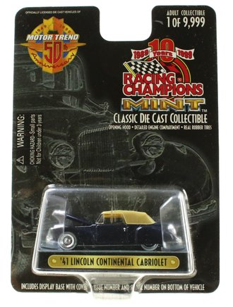 1941 Lincoln Continental Cabriolet (Dark Blue/White)