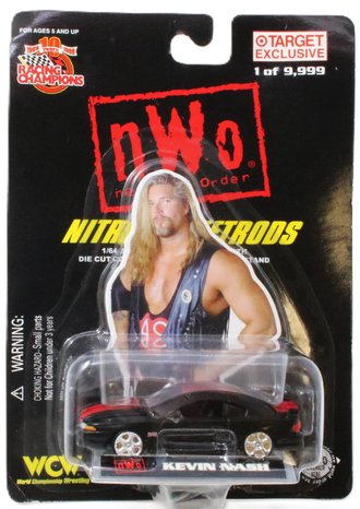 N.W.O - Kevin Nash 1997 Ford Mustang (Black w/Red Stripes) N.W.O - Kevin Nash 1997 Ford Mustang (Black w/Red Stripes)