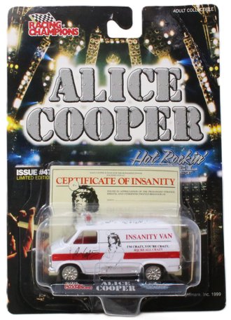 Hot Rockin' - Alice Cooper Inanity Van (White w/Red Stripe) Hot Rockin' - Alice Cooper Inanity Van (White w/Red Stripe)