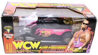 1:24 Jim "The Anvil" Neidhart Nitro-Street Rod (Black w/White/Pink)