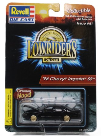 1:64 Lowriders - 1996 Chevy Impala SS (Black) 1:64 Lowriders - 1996 Chevy Impala SS (Black)
