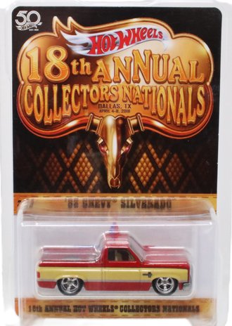 1:64 18th Annual Hot Wheel Collectors Nationals - 1983 Chevy Silverado (Red/Cream) 1:64 18th Annual Hot Wheel Collectors Nationals - 1983 Chevy Silverado (Red/Cream)