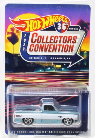 1:64 36th Annual Hot Wheel Collectors Convention - 1983 Chevy Silverado (Blue/White) 1:64 36th Annual Hot Wheel Collectors Convention - 1983 Chevy Silverado (Blue/White)