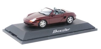 1:43 1998 Porsche Boxster Top Down (Arena Red) *** Bad Display Case ***