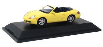 1:43 1998 Porsche 911 Carrera Cabriolet (Yellow)