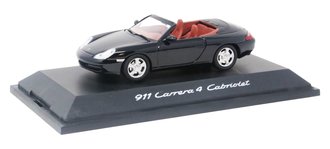 1:43 1997 Porsche 911 Carrera Cabriolet (Black)