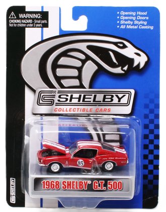 1:64 1968 Shelby GT 500 #85 (Red w/White Stripes)