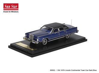 1:64 1979 Lincoln Continental Town Car (Dark Blue)