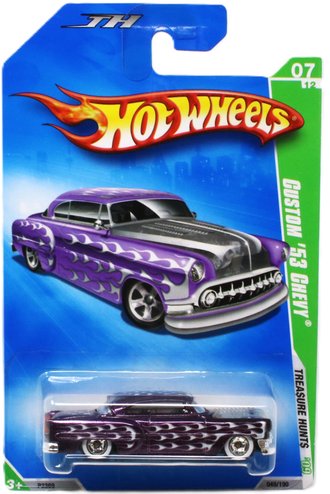 Super Treasure Hunt 1:64 Custom '53 Chevy (Metalflake Purple)