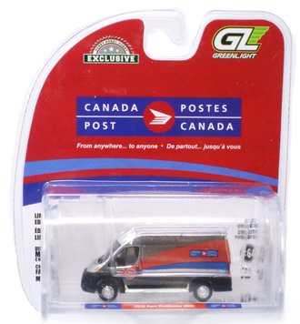 Super Chase 1:64 2019 RAM ProMaster 2500 Cargo High Roof "Canada Post"  ***Silver Chrome***