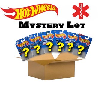 Mystery Lot of 6 - Hot Wheels EMS, Fire & Police