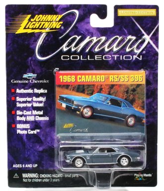 1:64 Camaro Collection - 1968 Camaro RS/SS 396 (Gray)