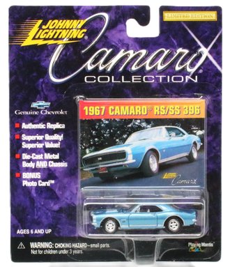 1:64 Camaro Collection - 1967 Camaro RS/SS 396 (Blue)