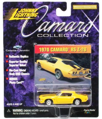 1:64 Camaro Collection - 1970 Camaro RS Z-28 (Yellow)