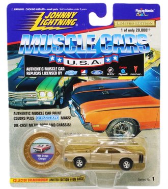 1:64 Muscle Car U.S.A - 1968 Dodge Charger (Gold)