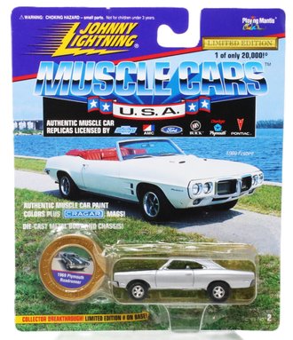 1:64 Muscle Car U.S.A - 1969 Plymouth Roadrunner (Silver)