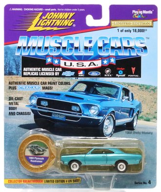 1:64 Muscle Car U.S.A - 1969 Plymouth Roadrunner (Blue)