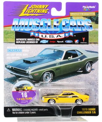 1:64 Muscle Car U.S.A - 1968 Dodge Challenger T/A (Yellow)