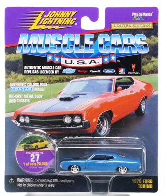 1:64 Muscle Car U.S.A - 1970 Ford Torino (Blue)
