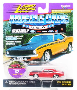 1:64 Muscle Car U.S.A - 1970 Plymouth AAR Cuda (Red)