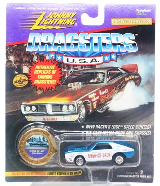 1:64 Dragsters U.S.A - 1969 Drag-On-Lady (Blue/White)